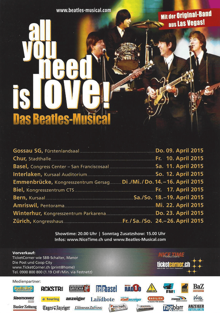 Das Beatles-Musical - All You Need Is Love! (2015)