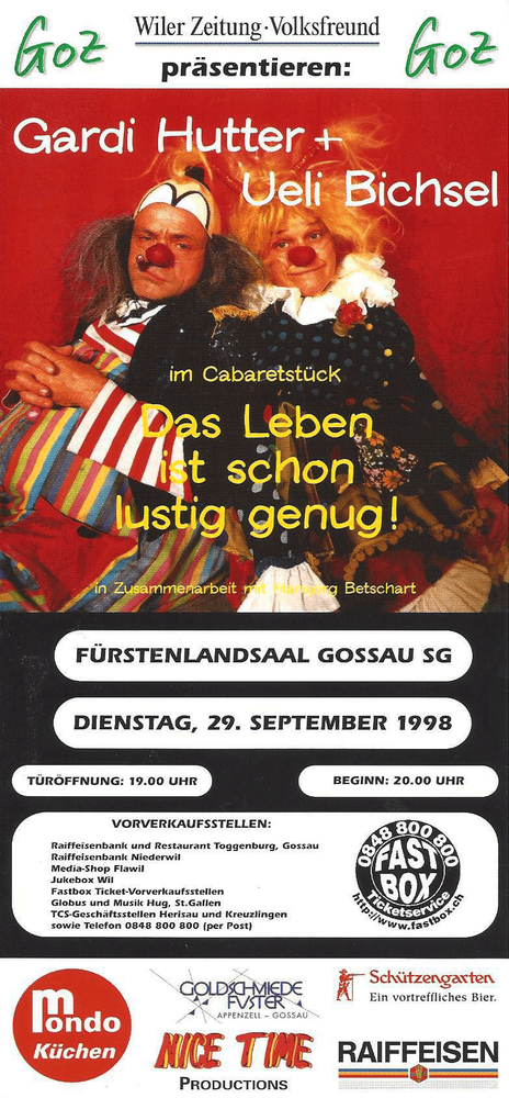 Gardi Hutter & Ueli Bichsel - Das Leben ist schon lustig genug